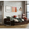 Недорогую мебель такую как Кровать JLOZ1S 90 ИНДИАНА BRW купить в магазине Другая Мебель в Липецке