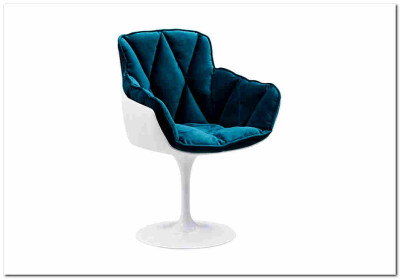 Кресло DС-1571D Marin blue fabric 7033-29