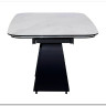 Стол обеденный Signal INFINITY Ceramic 160 раскладной (Nature Cloud белый/черный)