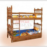 Двухъярусная кровать из сосны Шрек 2 по цене 37 062 руб. в магазине Другая Мебель в Липецке