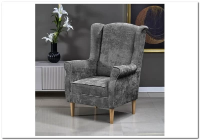 Кресло Halmar HERMES (серый)