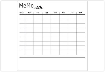 Накладка 527X525 YU MEMO WEEK белый