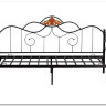 Купить Кровать Federica (mod. AT-881) 90*200 см (Day bed), красный дуб/черный с доставкой по России по цене производителя можно в магазине Другая Мебель в Липецке