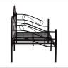 Купить Кровать Federica (mod. AT-881) 90*200 см (Day bed), красный дуб/черный с доставкой по России по цене производителя можно в магазине Другая Мебель в Липецке