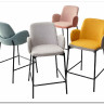 Полубарный стул NYX (H=65cm) VF109 розовый / VF110 брусничный 