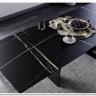 Стол обеденный Signal DIUNA CERAMIC раскладной (черный мат)