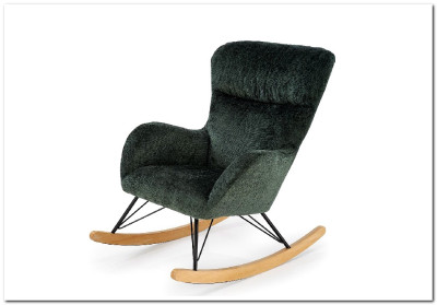 Кресло-качалка HALMAR CASTRO темно-зеленый