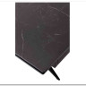 Стол FORIO 160 MATT BLACK MARBLE SINTERED STONE/ BLACK
