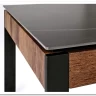 Стол журнальный Halmar RAMONA (черный/ореховый)