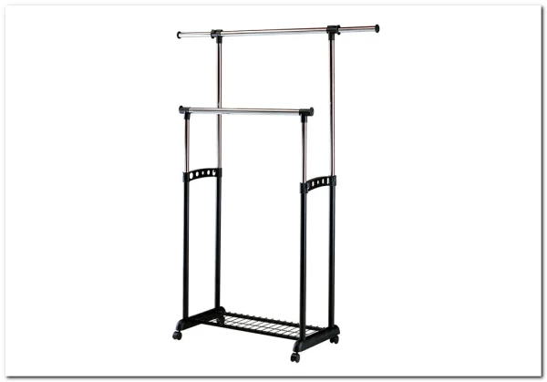 Вешалка напольная Halmar WU-11 (хром/черный)