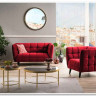 Кресло Signal CASTELLO 1 Velvet Bluvel 59 (бордовый)