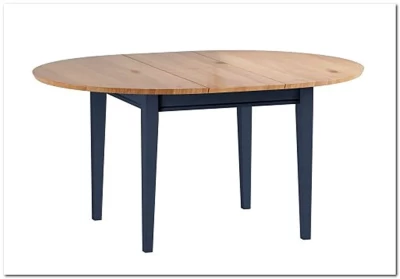 Стол обеденный раскладной Форест Графит D90/125 (массив)