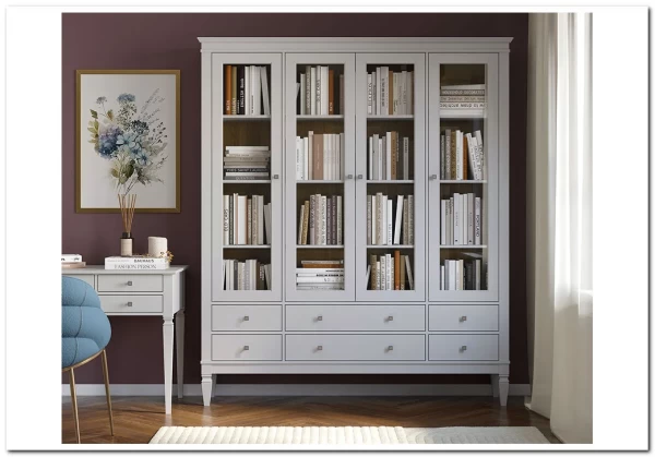 Шкаф для посуды Ольса-С 406 из массива сосны