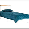 Купить Кровать Iris (mod.9311) дерево гевея/металл, 90*200 см (Single bed), Белый (White) с доставкой по России по цене производителя можно в магазине Другая Мебель в Липецке