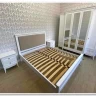 Купить Кровать двуспальная Римини с мягким изголовьем с доставкой по России по цене производителя можно в магазине Другая Мебель в Липецке