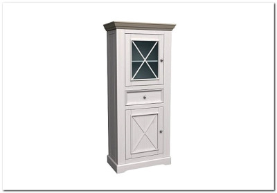 Шкаф для посуды низкий 2 двери 1 ящик Форест (массив)